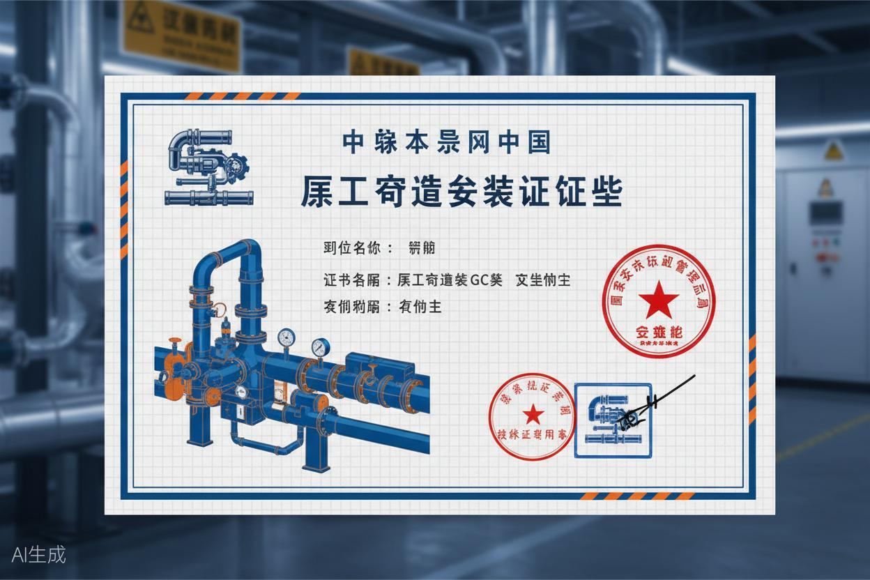 压力管道许可证