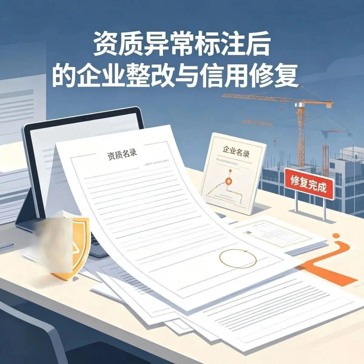 资质异常标注的企业三周整改实操指南