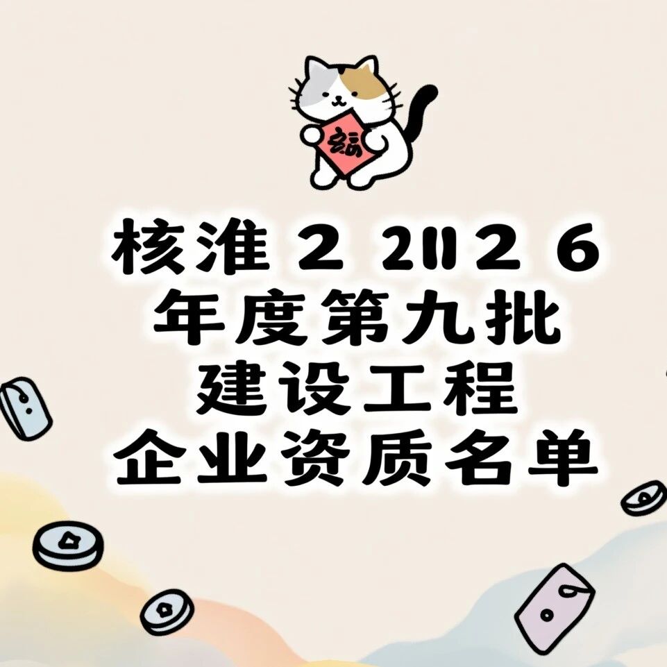 住建部第131号公告：第九批资质核准名单公布，公示同意不等于最终核准
